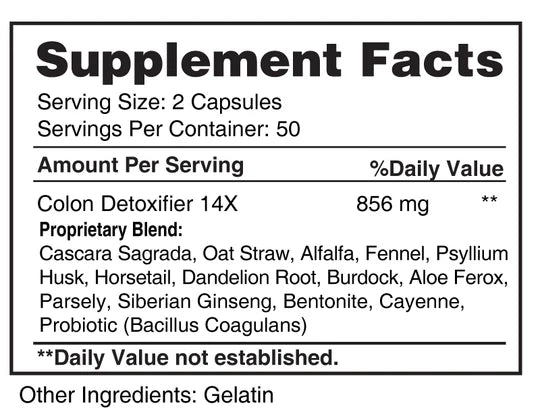 Colon Detox 14X