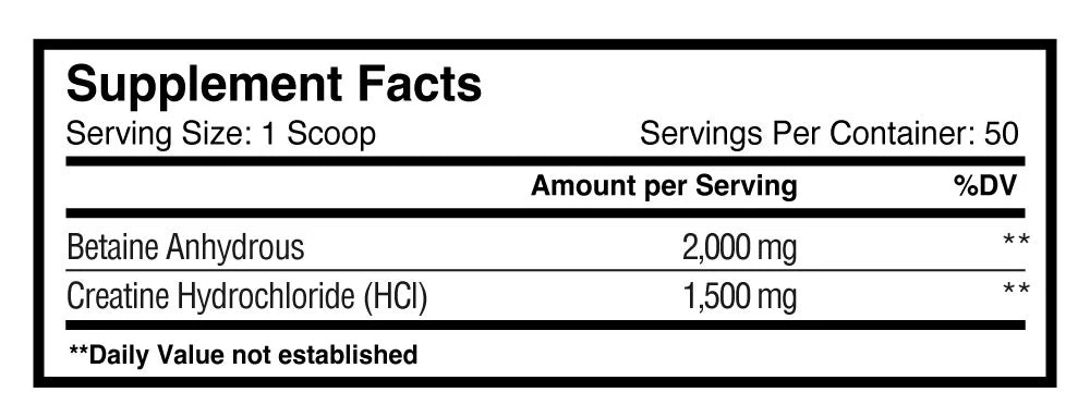 Creatine HCL + Betaine
