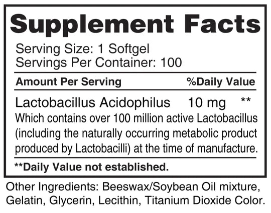 Probiotic Acidolphilus