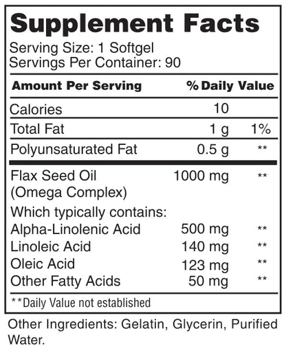 Organic Flaxseed Oil with Omega 3,6,9