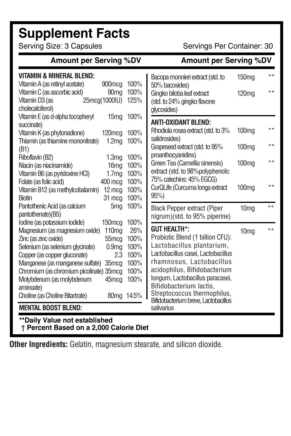 Advanced Focus Multivitamin
