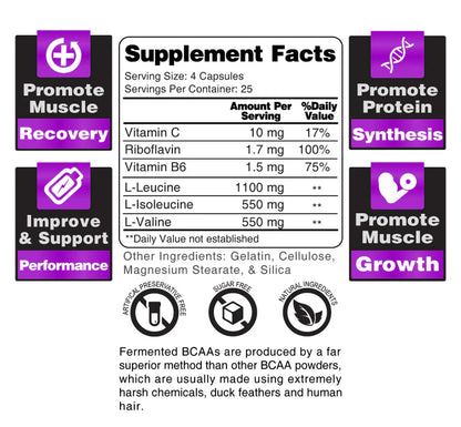 Fermented BCAA's - Branch Chained Amino Acids