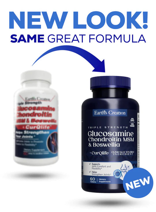 Triple Strength Glucosamine Chondroitin MSM + CurQLife®