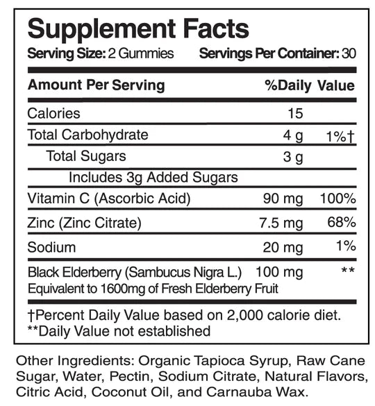 Elderberry Gummies