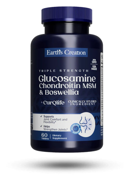 Triple Strength Glucosamine Chondroitin MSM + CurQLife®