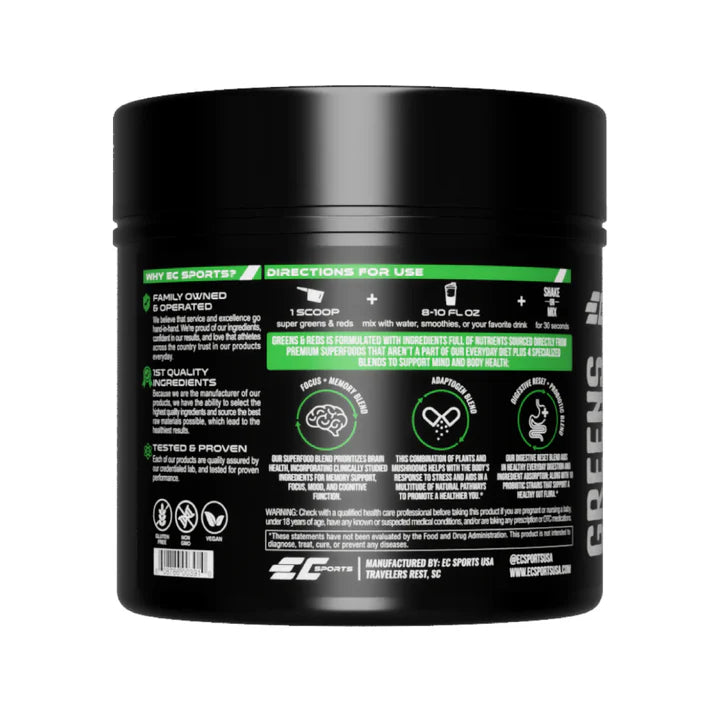 Greens & Reds SuperFood + Mental Boost