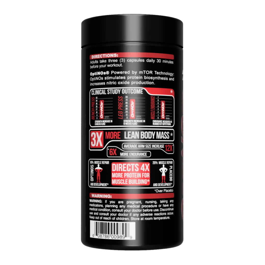 OPTINOS® MUSCLE BUILDER & NITRIC OXIDE BOOSTER