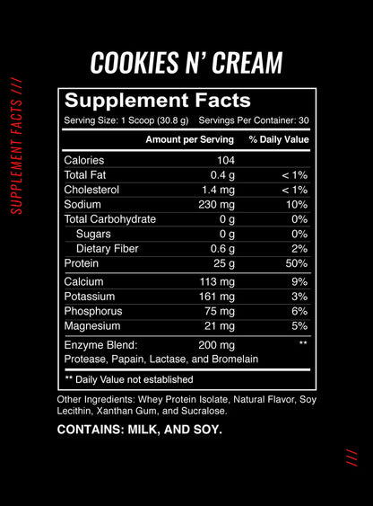 ISO Whey - Pure Isolate + Digestive Enzymes