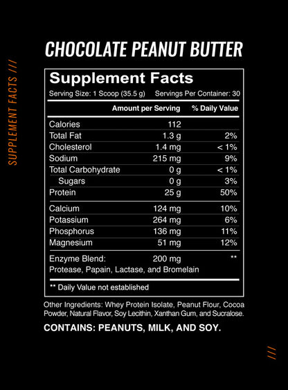 ISO Whey - Pure Isolate + Digestive Enzymes