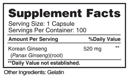 Natural Korean Ginseng
