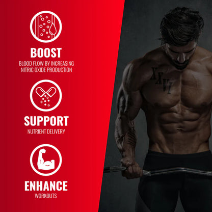L-Arginine + OptiNOs Nitric Oxide Booster