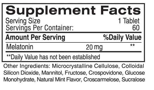 Melatonin 20 mg