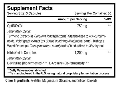 OptiNOs® Muscle Builder & Nitric Oxide Booster