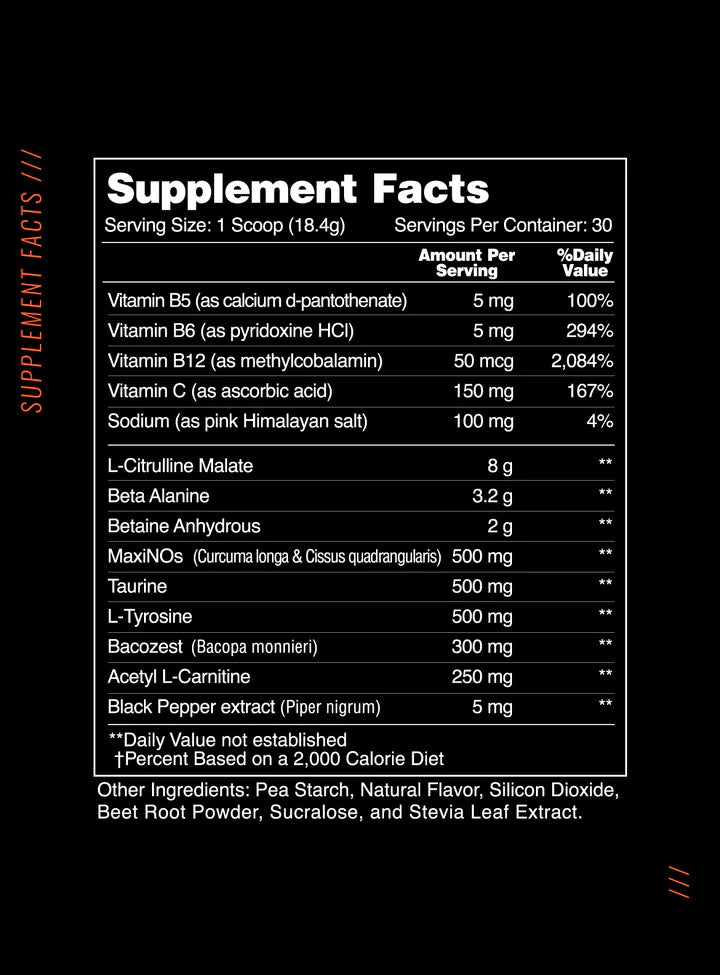 Non- Stim Pump - Nootropics + Pump