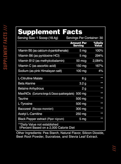 Non- Stim Pump - Nootropics + Pump