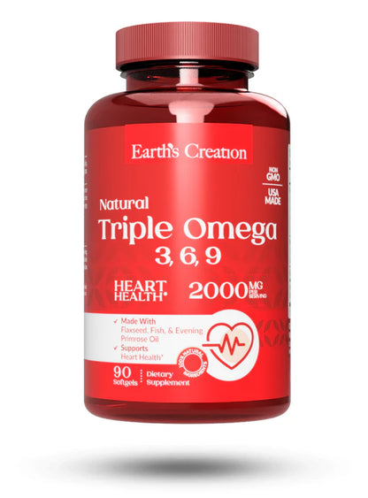 Triple Omega 3,6,9 with Flaxseed, Evening Primrose Oil & Fish Oi