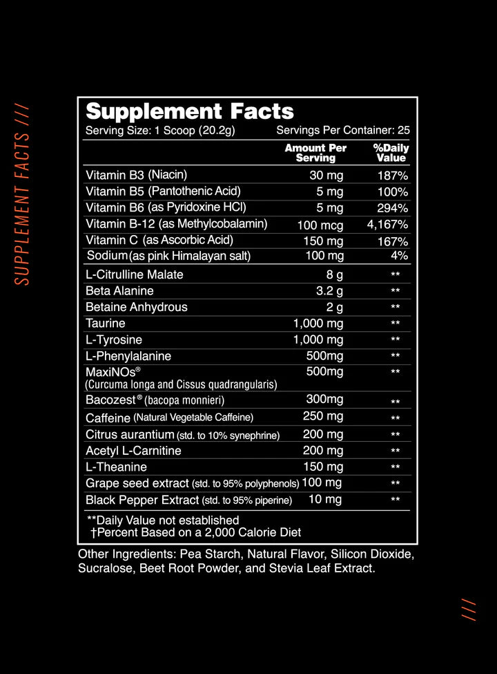 Xtreme Force Pre Workout - Energy, Power, and Focus Amplifier