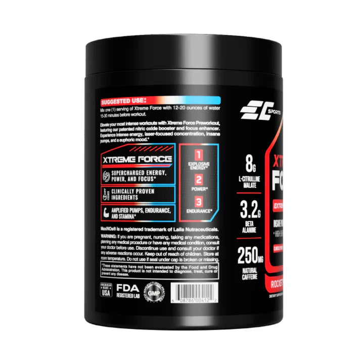 Xtreme Force Pre Workout - Energy, Power, and Focus Amplifier