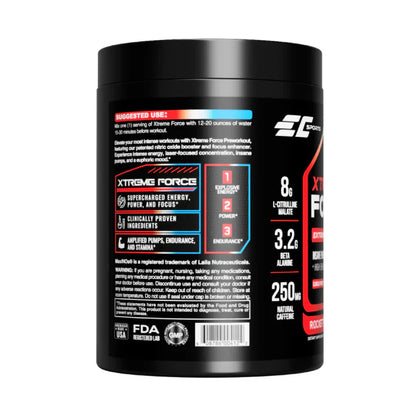 Xtreme Force Pre Workout - Energy, Power, and Focus Amplifier