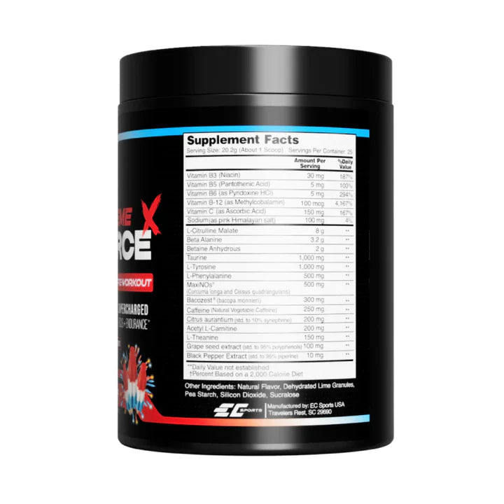 Xtreme Force Pre Workout - Energy, Power, and Focus Amplifier