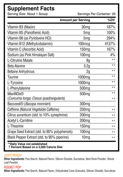 Xtreme Force Pre Workout - Energy, Power, and Focus Amplifier