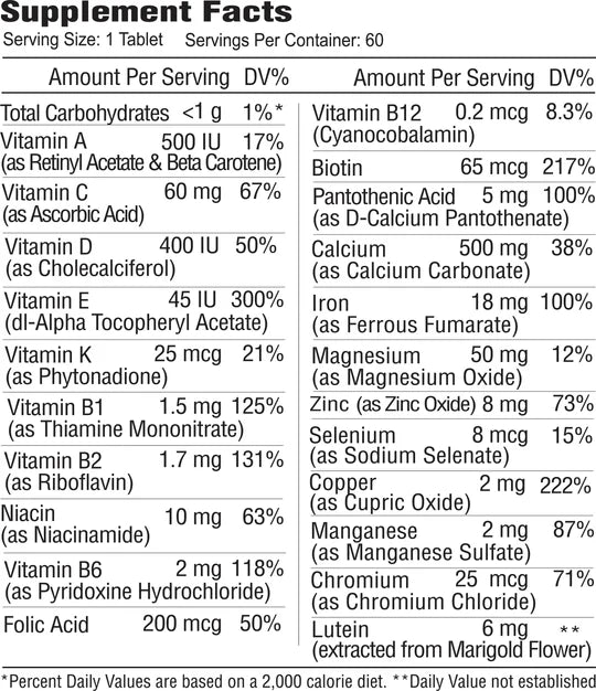 Multi-Vitamin A thru Z for Women